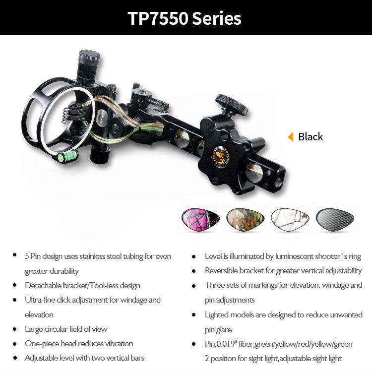 Topoint Compound Bow Sight TP7550