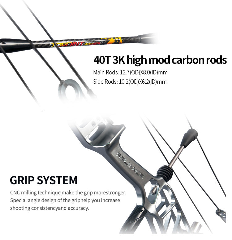 Topoint Reliance 36" Target Compound Bow Package 60lb 26.5-30.5"