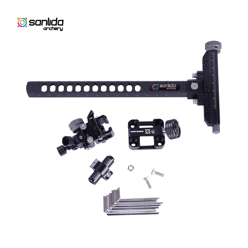 Sanlida X10 Compound Bow Sight 9inch Carbon Extension