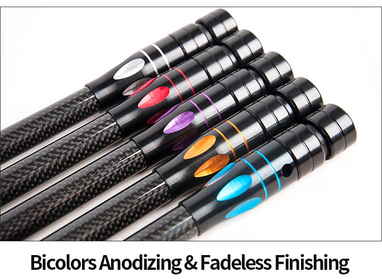 Topoint Top-X Carbon Stabilizer set with dampeners For Compound Bow