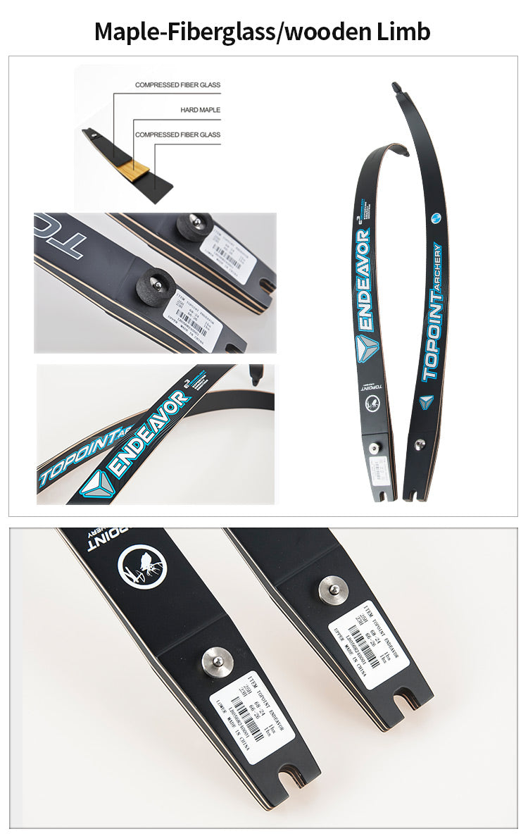 Topoint Endeavor ILF Takendown Recurve Bow for Target Shooting