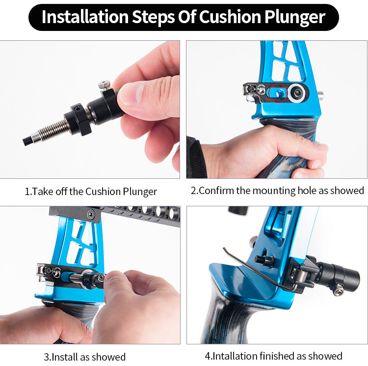 Topoint Plunger Button for Recurve Bow Arrow Rest Cushion Pressure Plunger