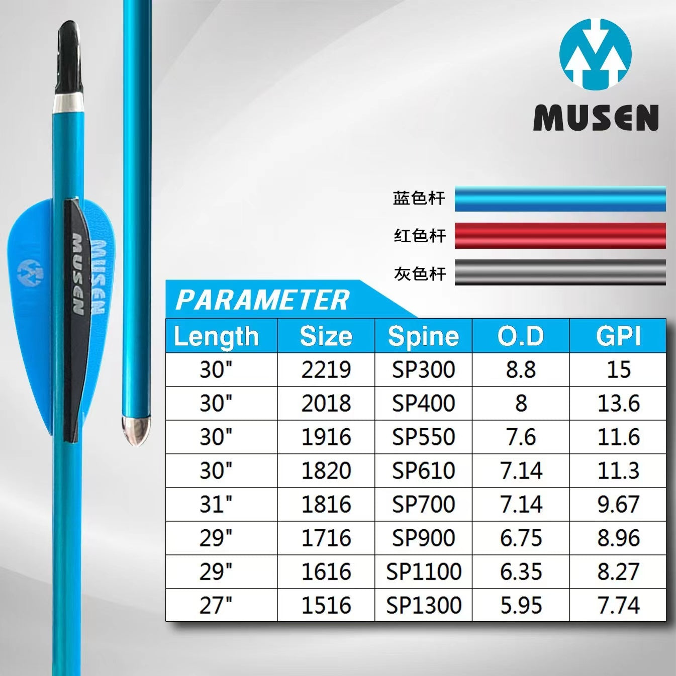 Musen Aluminium Arrows