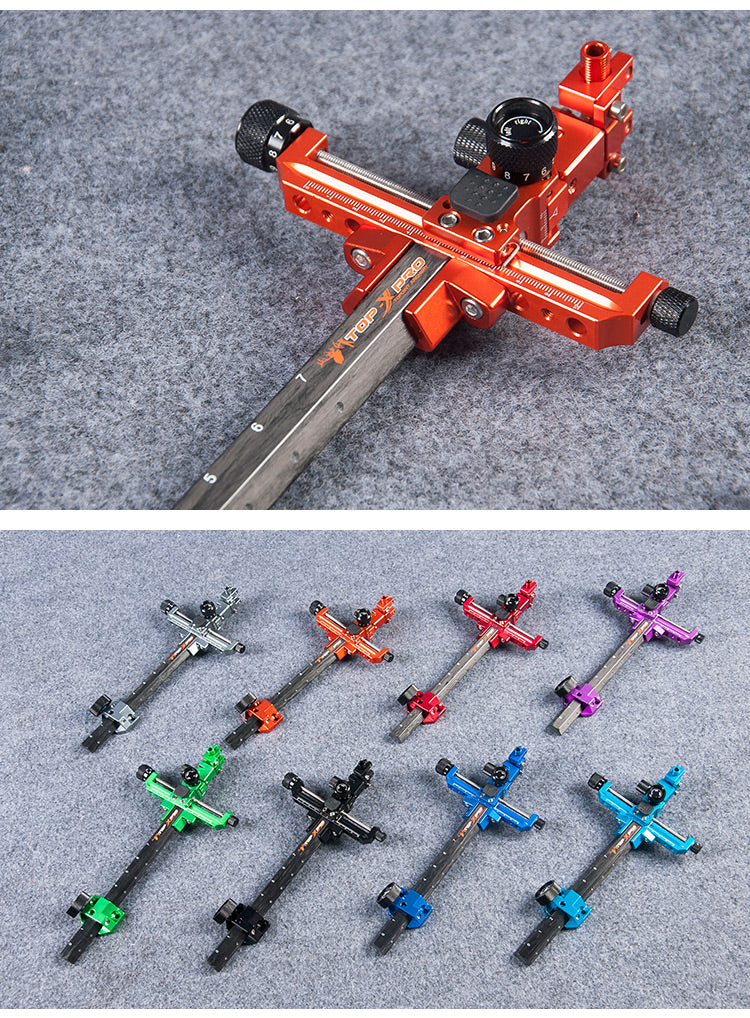 Topoint Carbon Compound Bow Sight TP8810 Micro adjust Detachable bracket Carbon Bracket