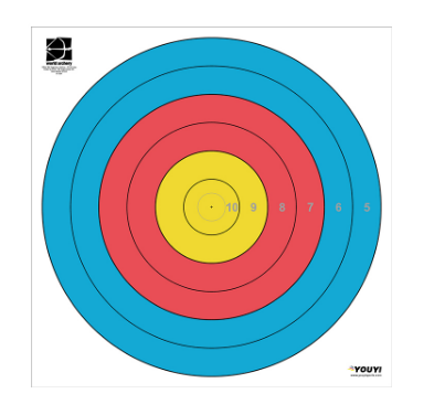 YOUYI Target Face 80cm 6 ring World Archery Certification