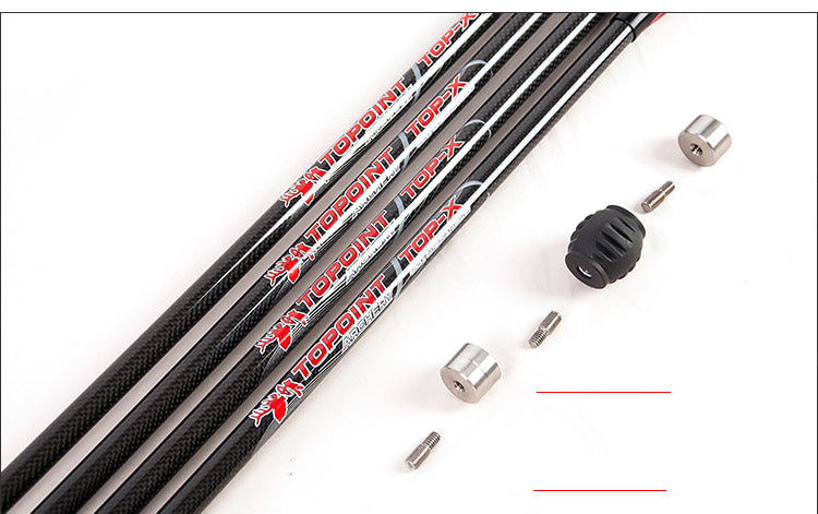 Topoint Top-X Carbon Stabilizer set with dampeners For Compound Bow