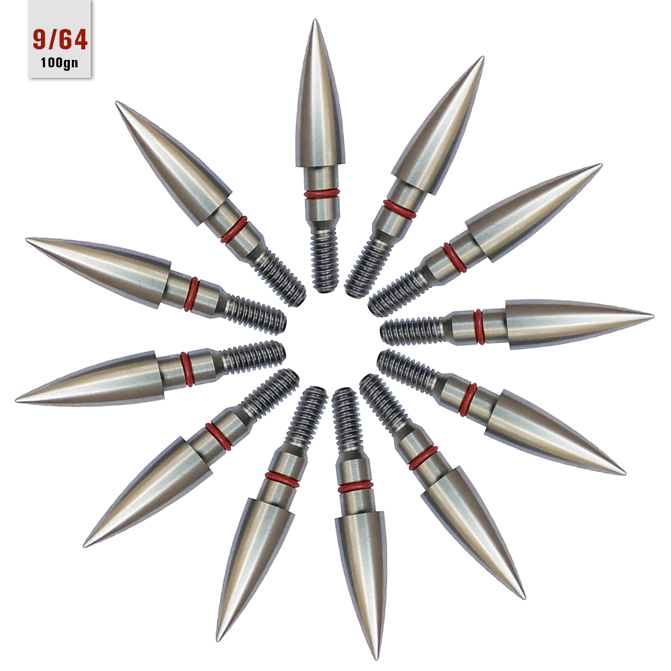 Pandarus Stainless Steel Bullet Points 9/32 19/64 5/16 100-200Gr