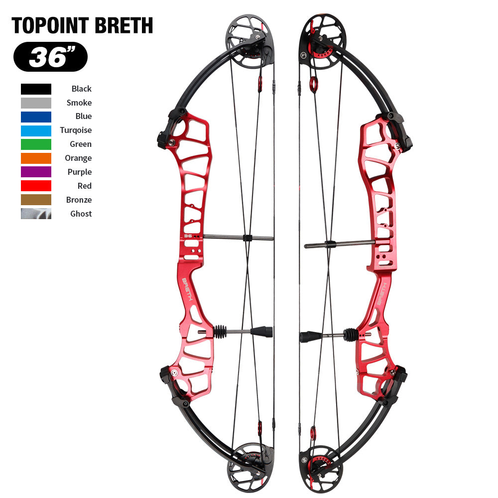 Topoint Breth 36 Target Compound Bow Cam1 26.5-29.5" RH or LH