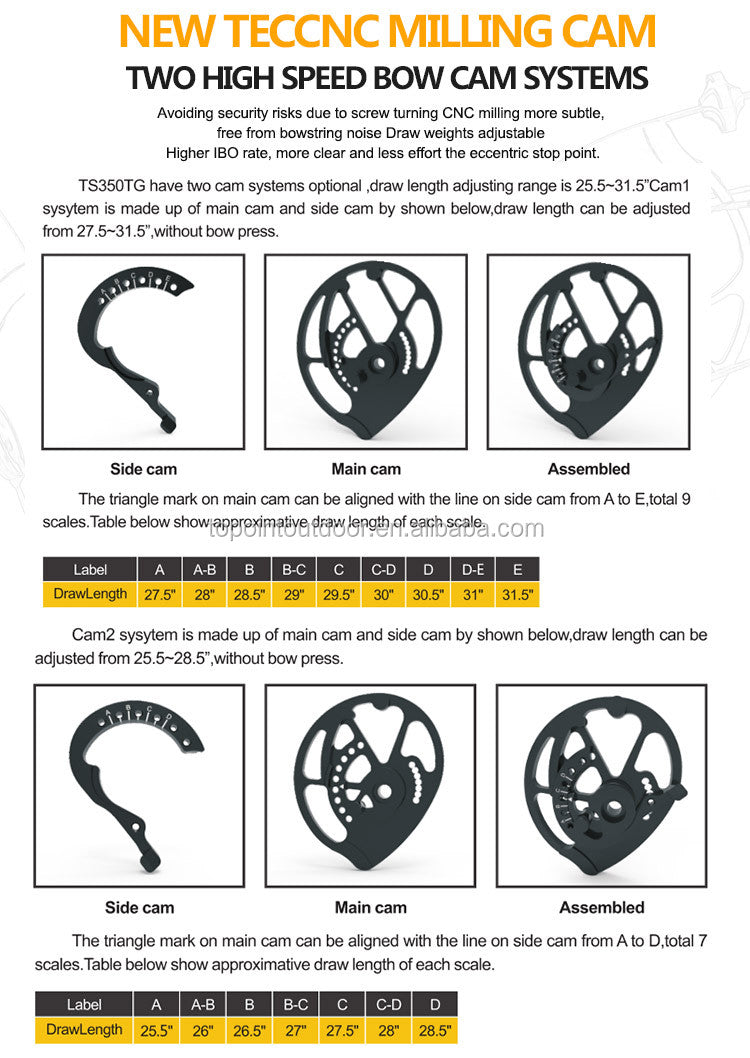 Topoint TS350TG Target Compound Bow