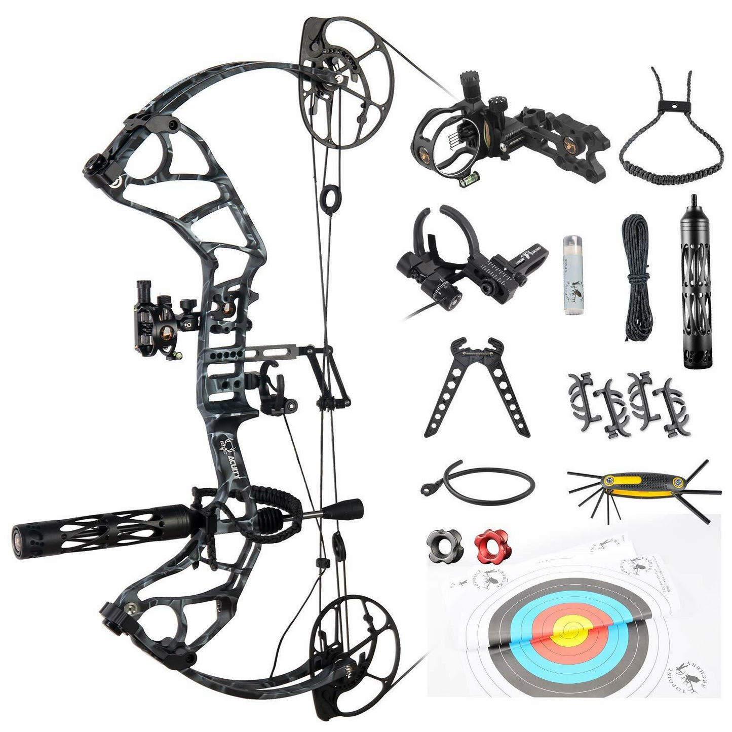 Acuity Hunting Compound Bow Package IBO350