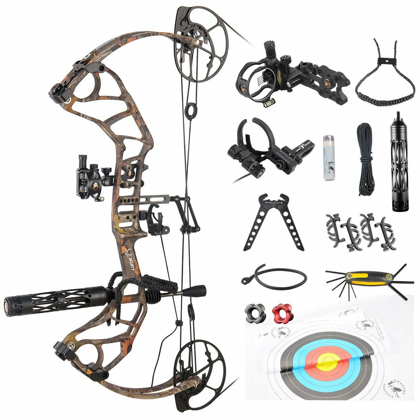 Acuity Hunting Compound Bow Package IBO350