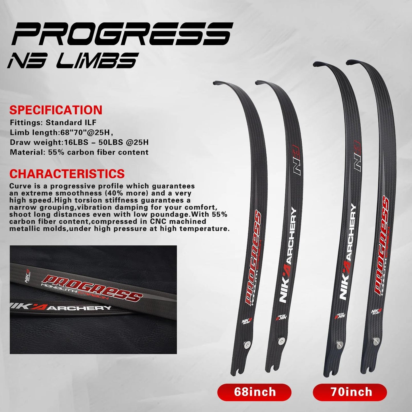 NIKA N3 ILF Carbon Limbs