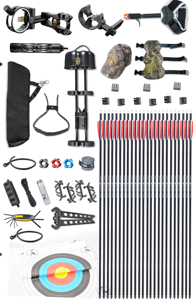 Hunting Compound Bow RTS Package Accessories