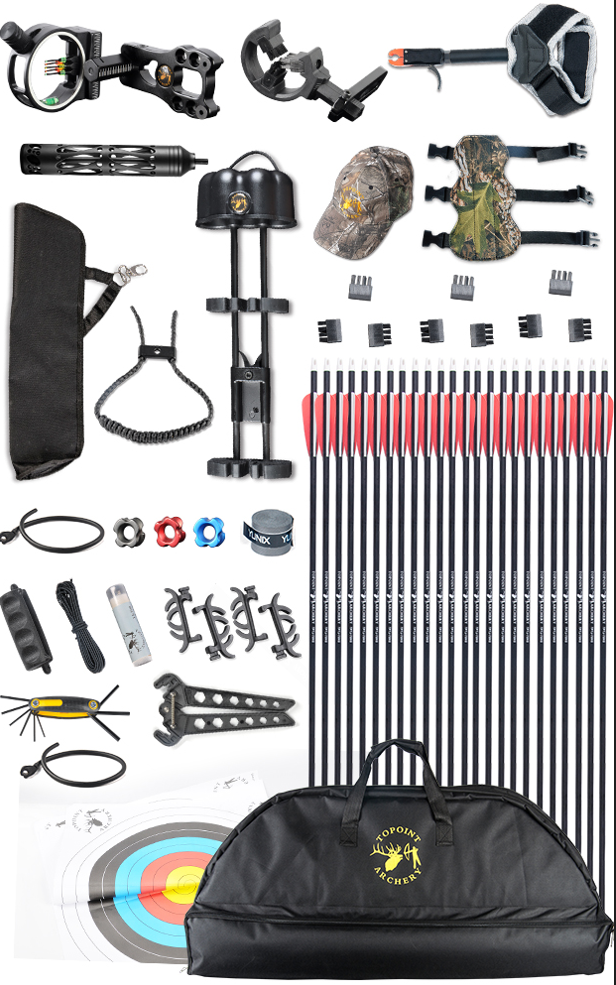 Hunting Compound Bow RTS Package Accessories