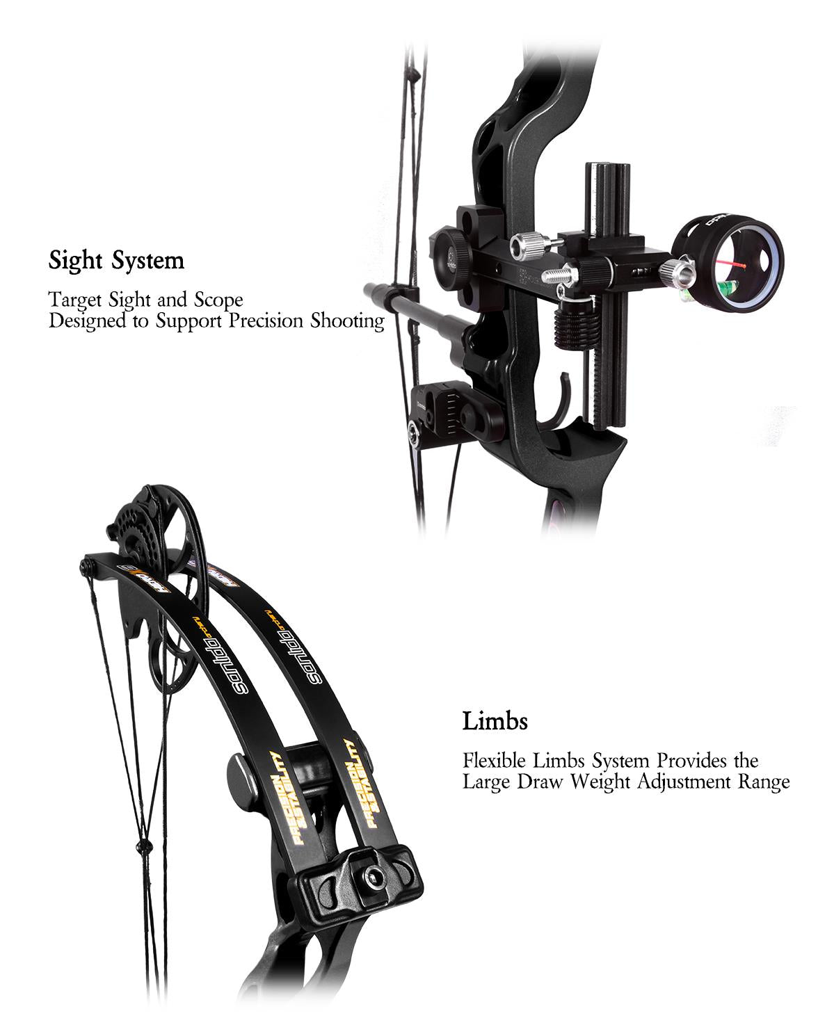 Hero X8 Target Compound Bow Beginner Package