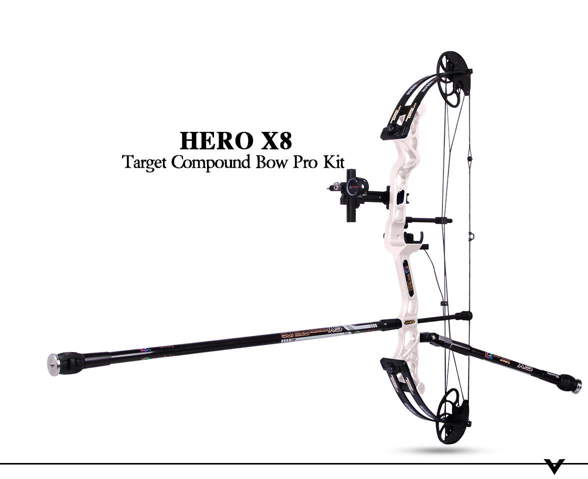 Sanlida Hero X8 Target Compound Bow Pro Package
