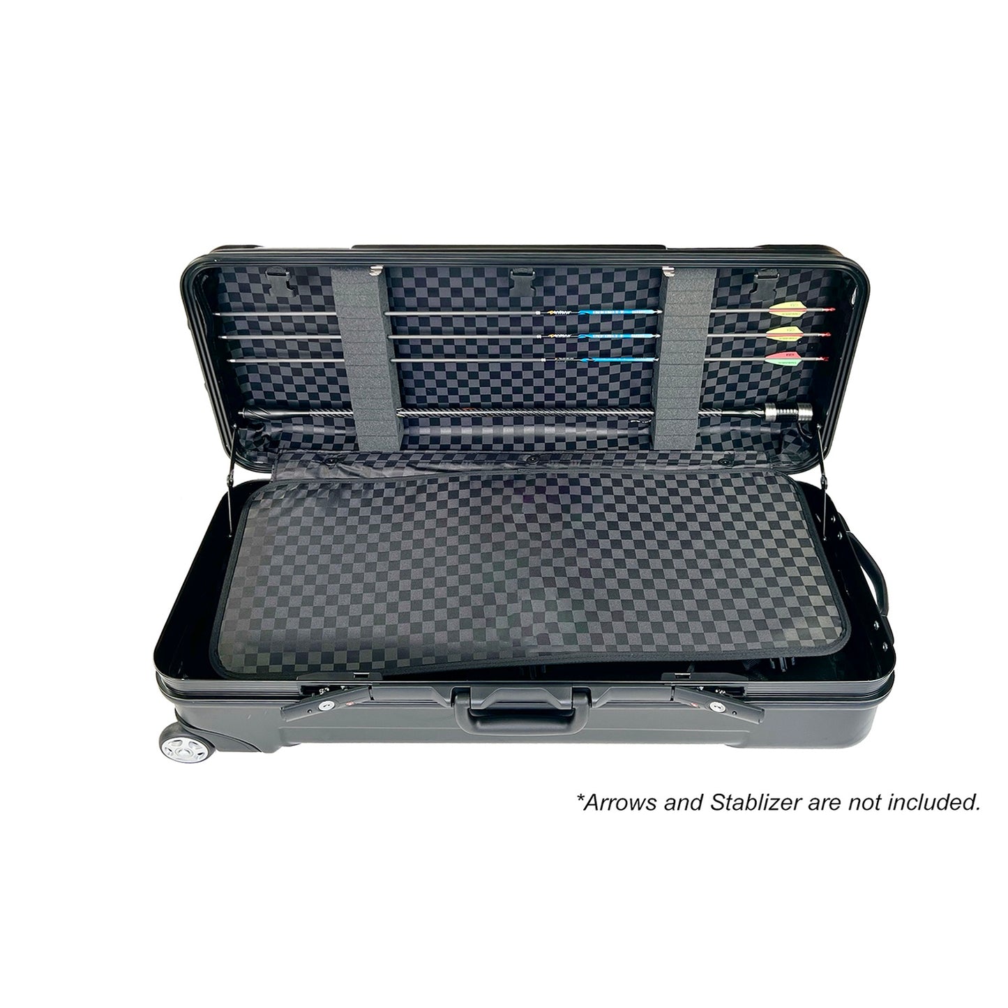Evercatch Deluxe Recurve Bow Hard Case Bowcase Recurve Aegis Wheels