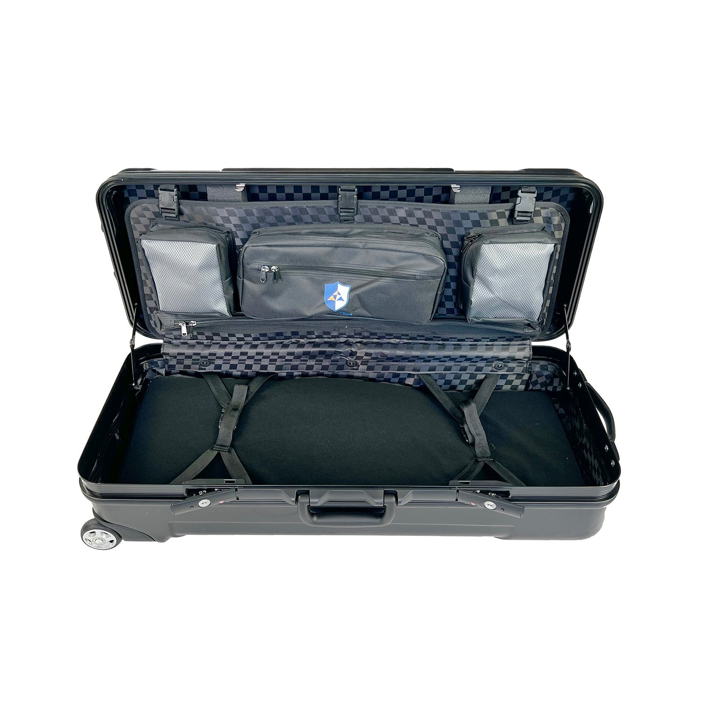 Evercatch Deluxe Recurve Bow Hard Case Bowcase Recurve Aegis Wheels