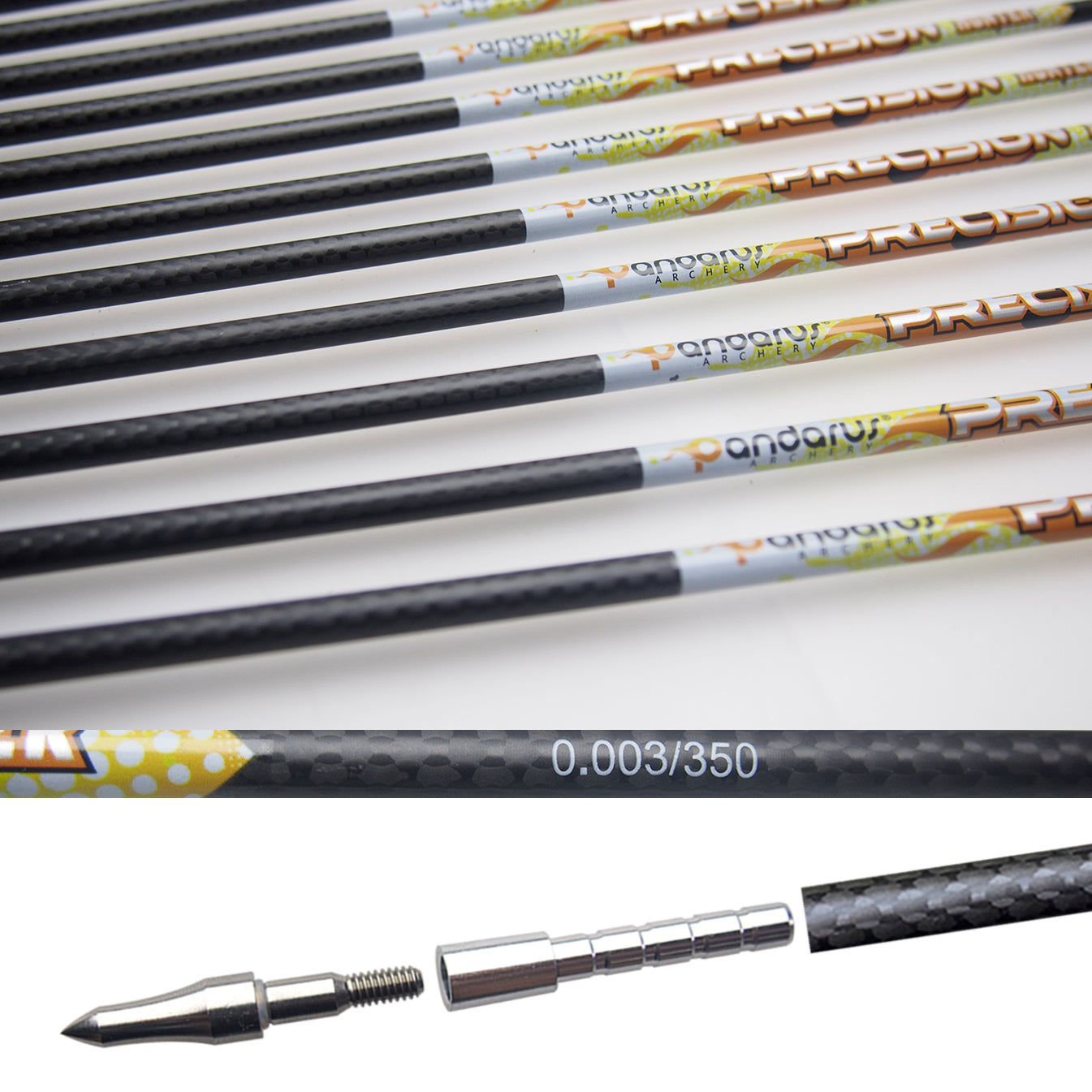 PANDARUS HUNTERS PRECISION ARROWS 5.2mm 300/340/400SP