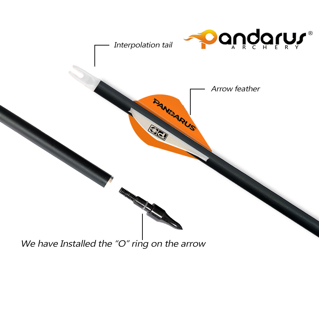 PANDARUS HUNTERS PRECISION ARROWS 6.2mm