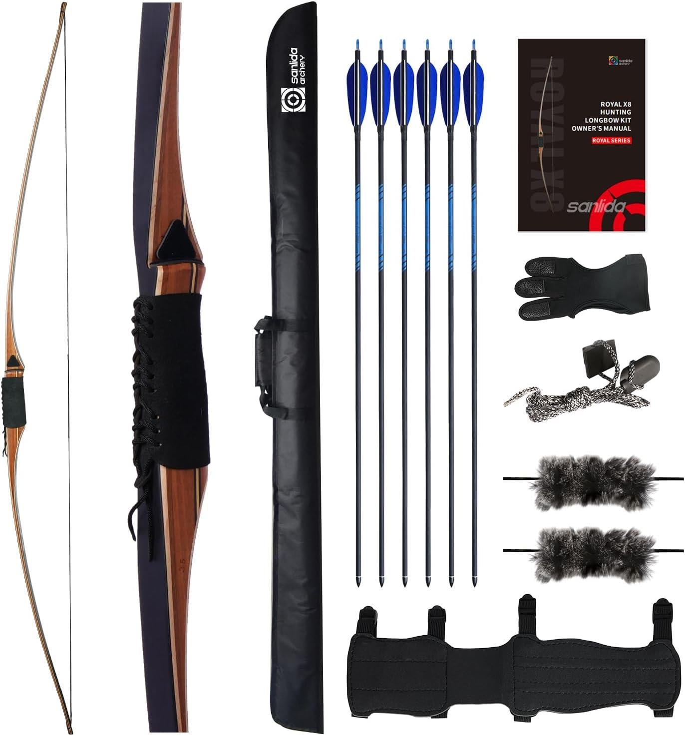 Sanlida Archery 68” Royal X8 Longbow