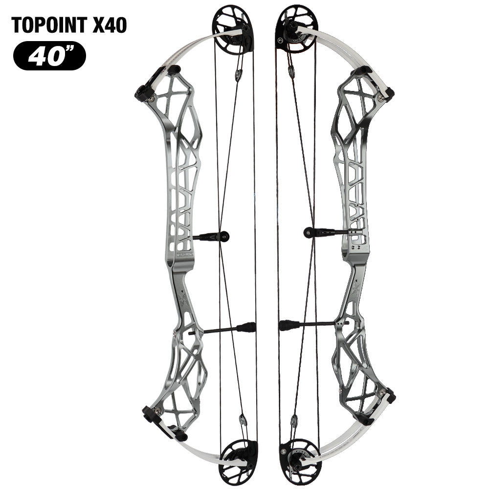 Topoint X40 Target Compound Bow Shoot Through Cam2 LH 2026 with tunning system