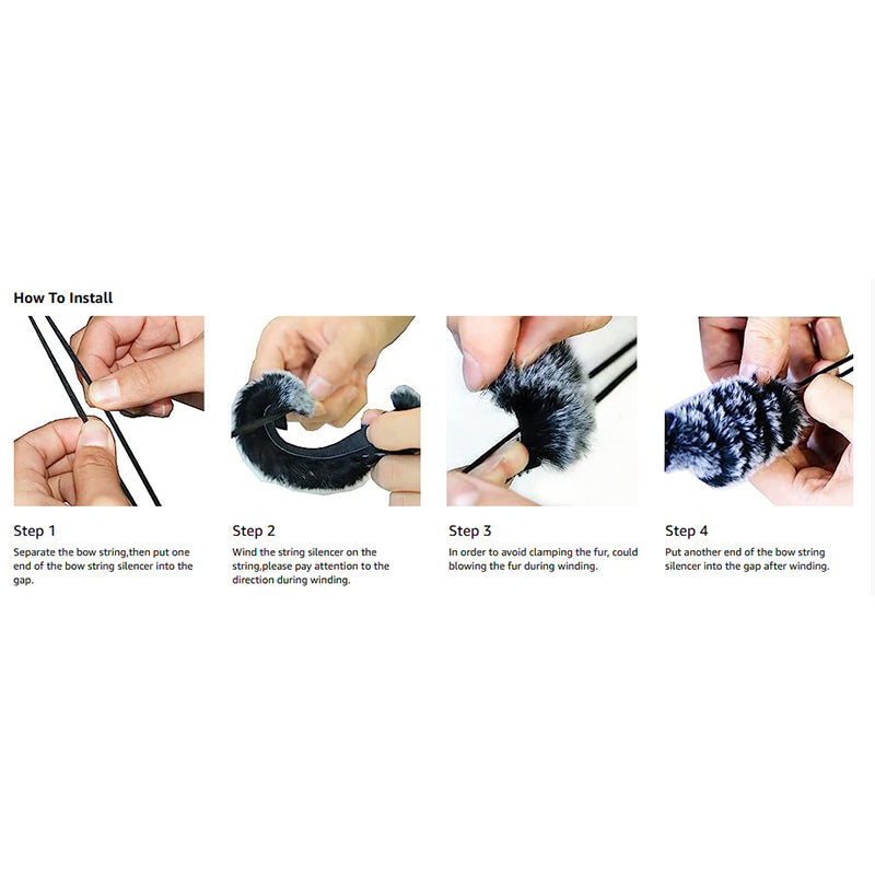 Traditional Bow String Silencer