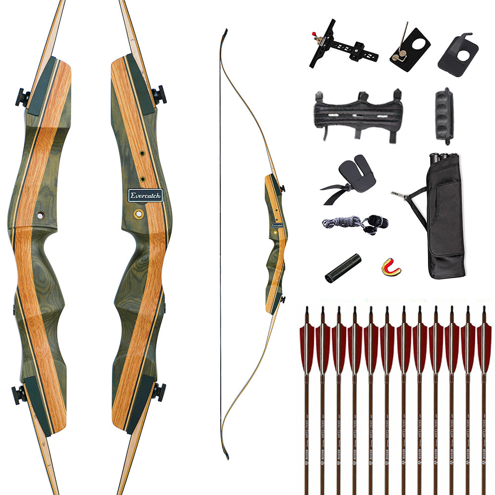 Evercatch Taken Down Recurve Bow 20-60lb RH/LH