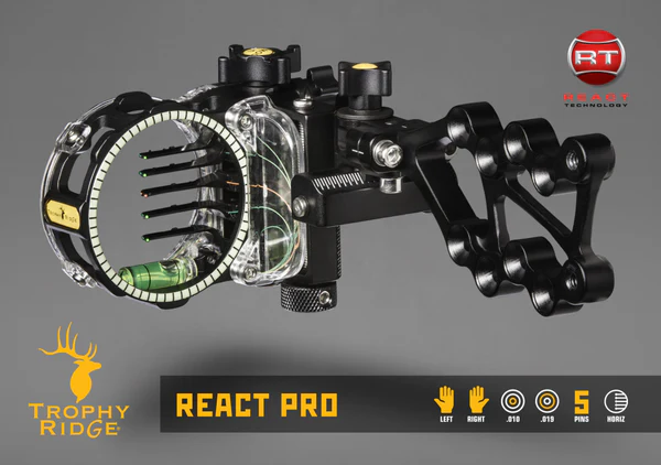 Trophy Ridge REACT PRO 5 PIN RH 019 BLACK