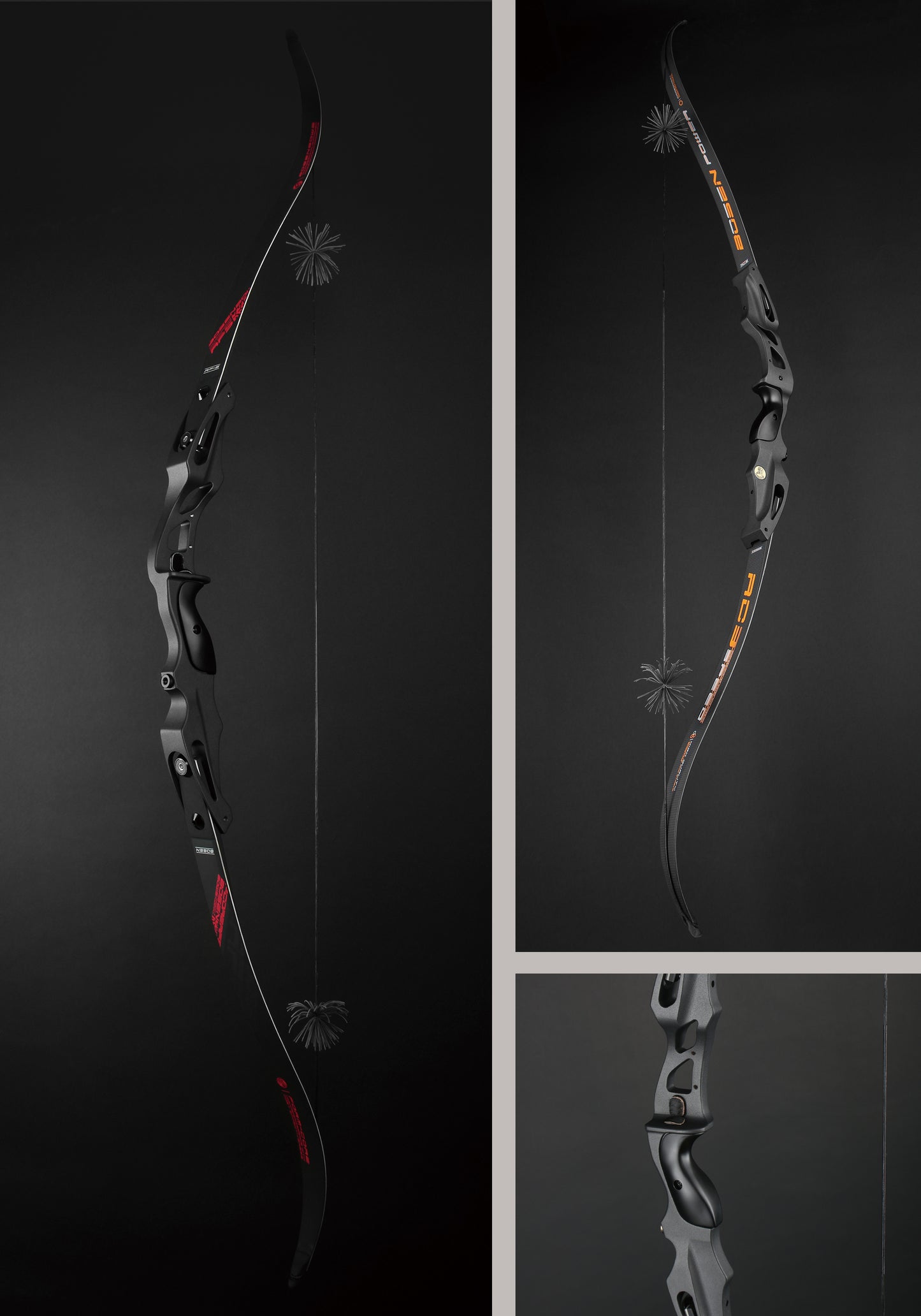 Bosen 62" BLACK BLADE TRADITIONAL HUNTING BOWS RH