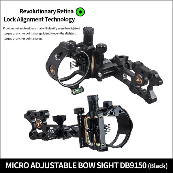 Topoint Compound Bow Sight-DB9150 Black