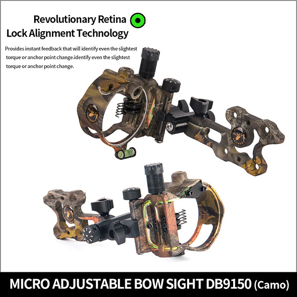 Topoint Compound Bow Sight-DB9150 Black