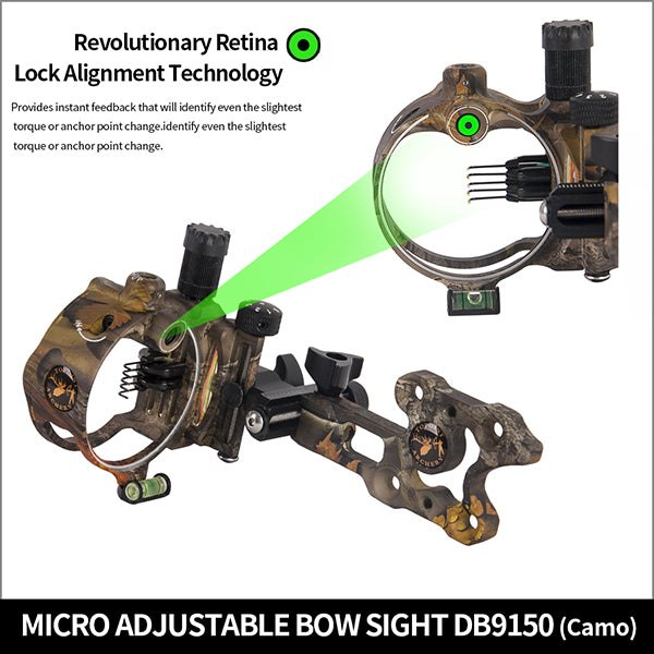 Topoint Compound Bow Sight-DB9150 Black