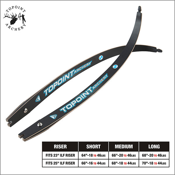 Topoint Endeavor ILF Recurve Bow Limbs