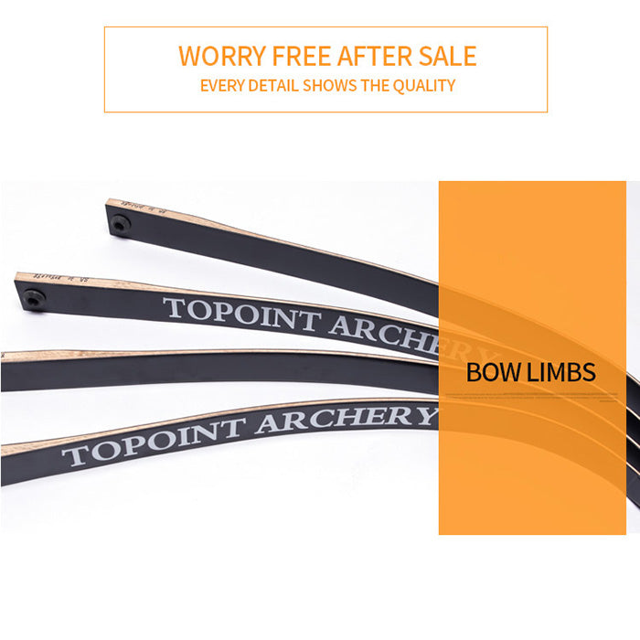 Topoint R2 Recurve Bow Set Archery Takedown 68 Inch Target & Hunting RH Only