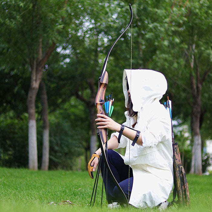 Dseeker Raptor 62" Takedown Recurve Bow Archery for Hunting Targeting Shooting 20-60lb