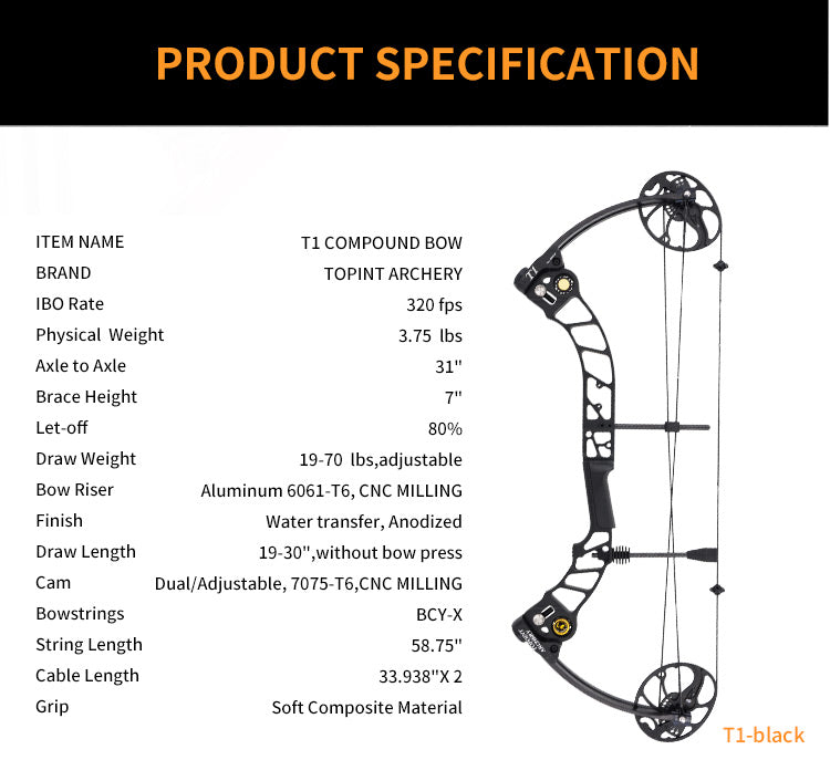 Topoint T1 Compound Bow