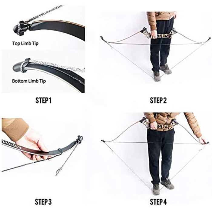 Topoint R2 Recurve Bow Set Archery Takedown 68 Inch Target & Hunting RH Only