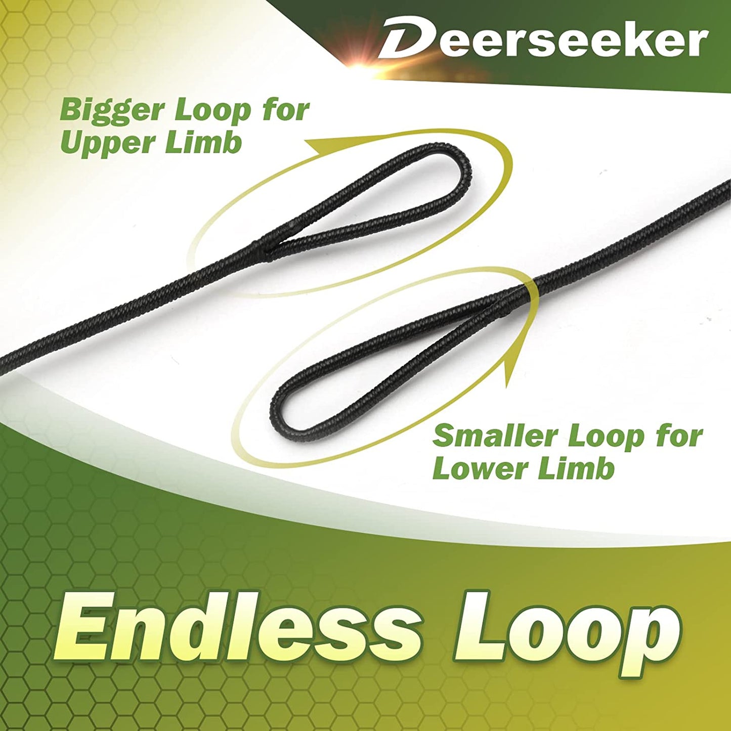 Dseeker Bow String 16 Strands Multi-Color