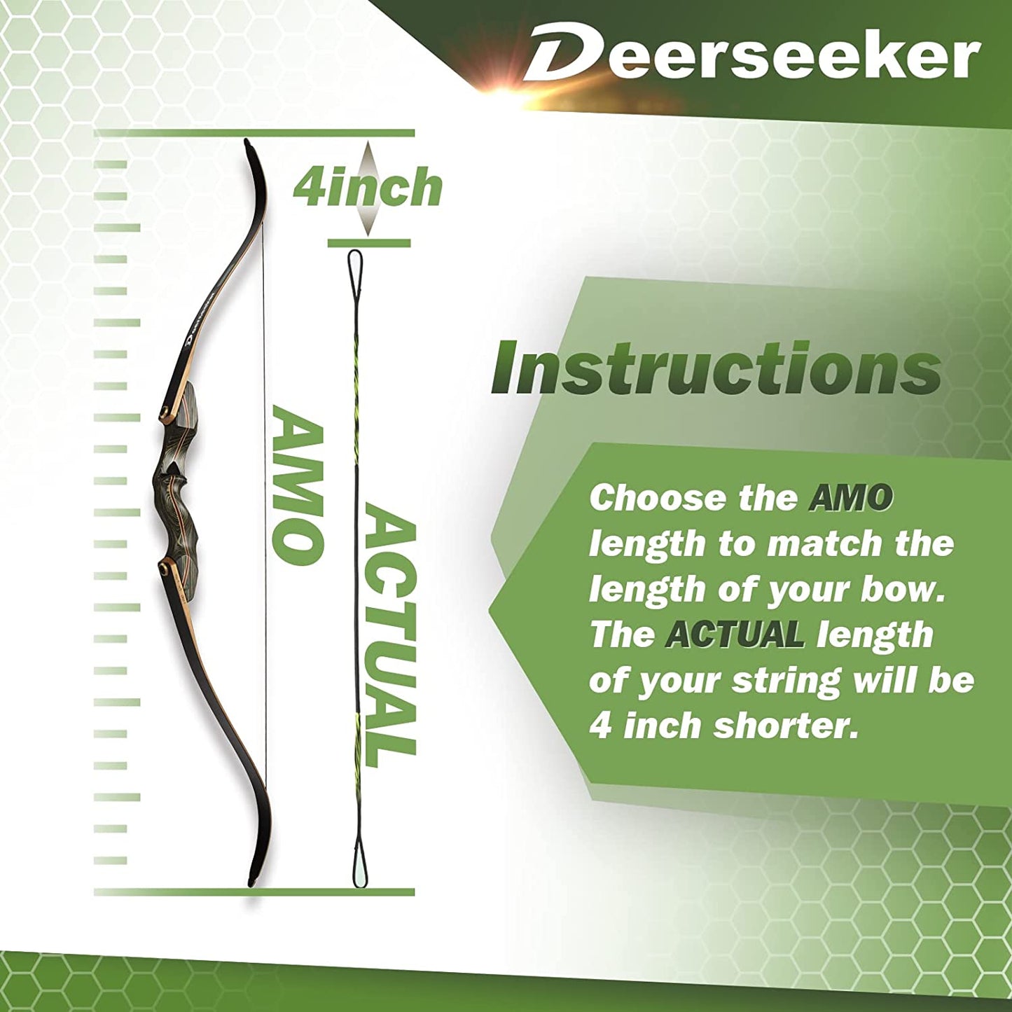 Dseeker Bow String 16 Strands Multi-Color