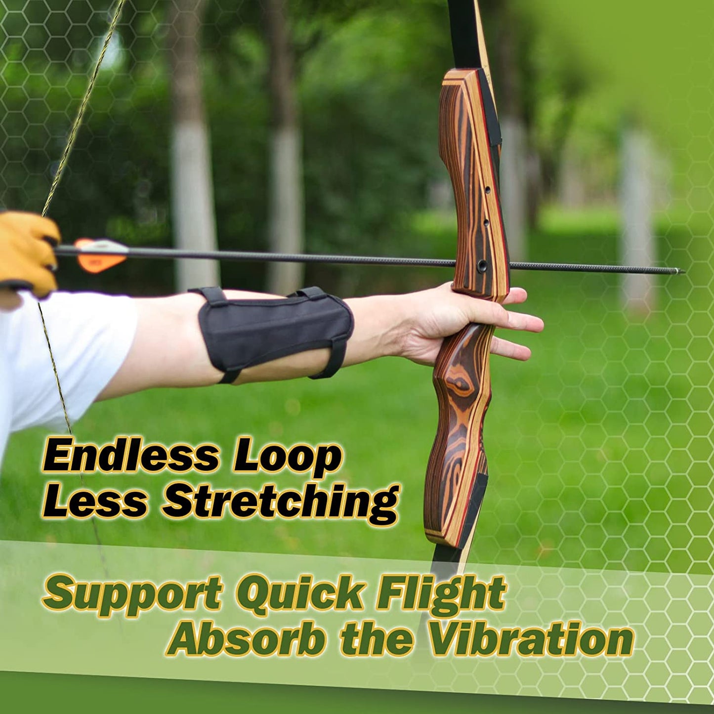 Dseeker Bow String 16 Strands Multi-Color