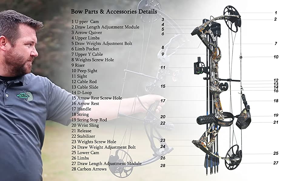 Sanlida Dragon X8 Compound Bow RTS