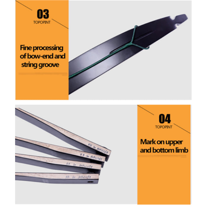 Topoint R3 Hunting Recurve Bow Limbs Replacement or Upgrade