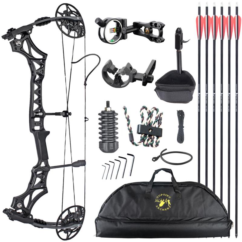 Junxing M128 compound bow 40-70# RH IBO340FPS Hunting Target