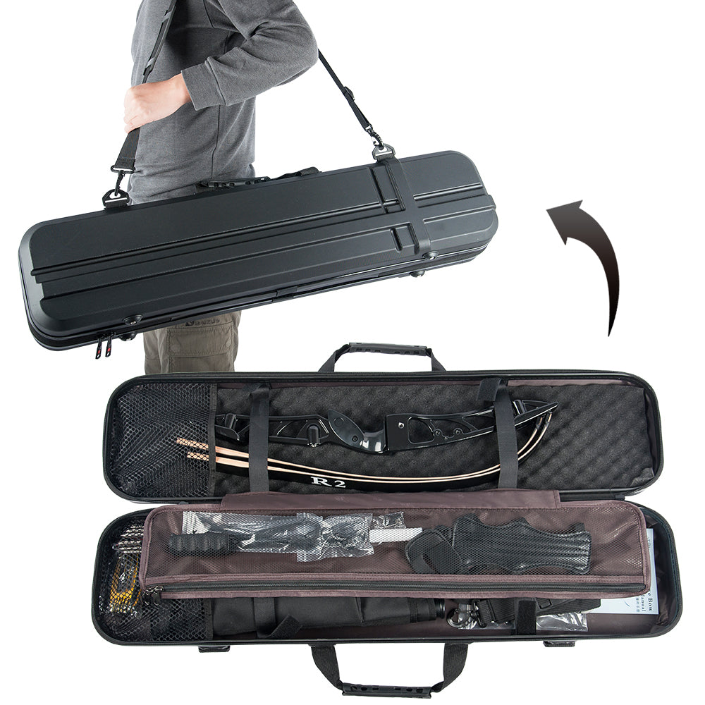 Topoint R3 Recurve Bow Set Archery Takedown 58 Inch RH Target and Hunting