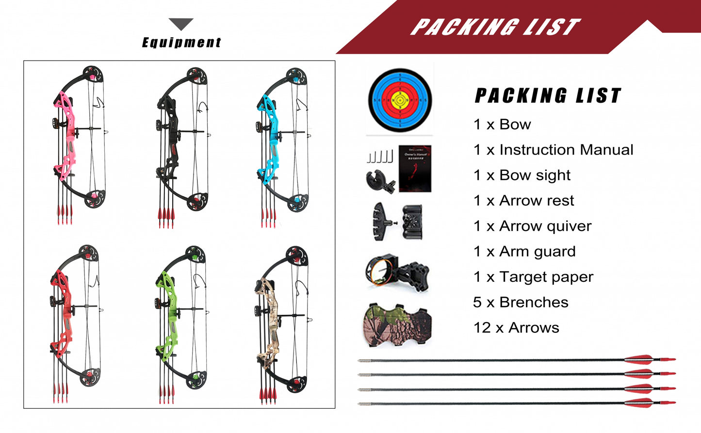 Musen Youth Compound Bow 10-29lbs for Kids Teenager Junior Target Hunting RH/LH