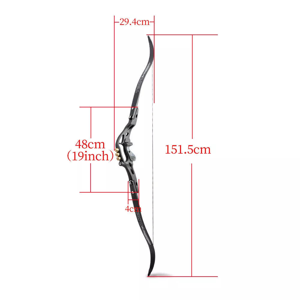Junxing B1 62" ILF Recurve Bow Barebow