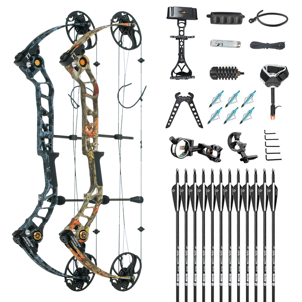 Topoint T1 Hunting Compound Bow RTS Package
