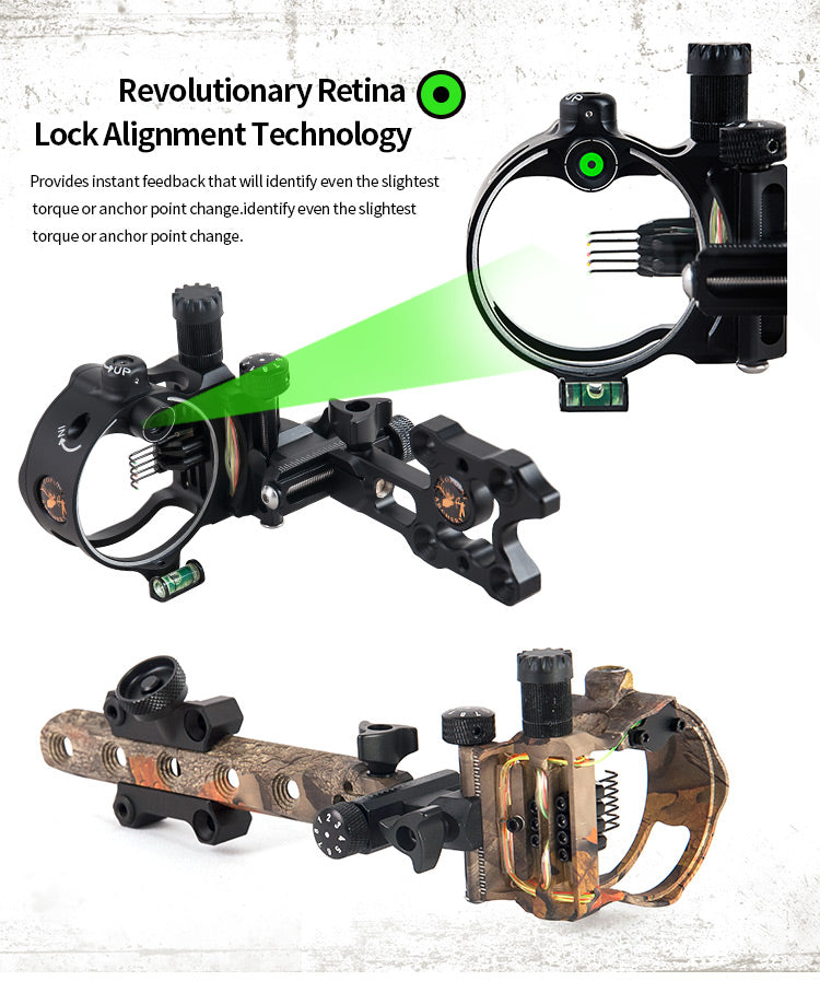 Topoint Compound Bow Sight Retina Lock Alignment DB9250