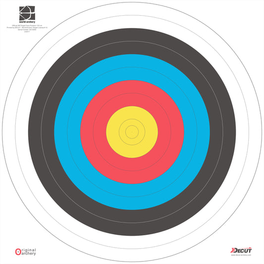 Decut 122cm target - waterproof World archery Certified